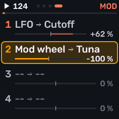 Modulation matrix