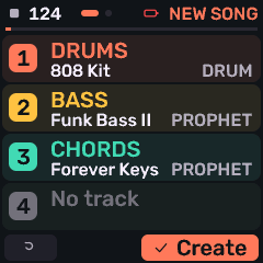 New song track roles