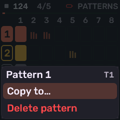 Patterns sheet