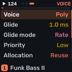 Voice list page